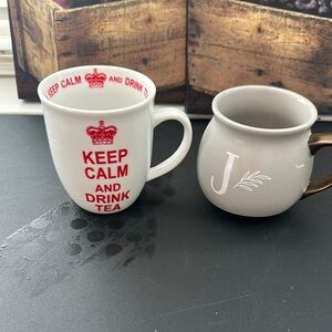 Set of 2 coffee mugs